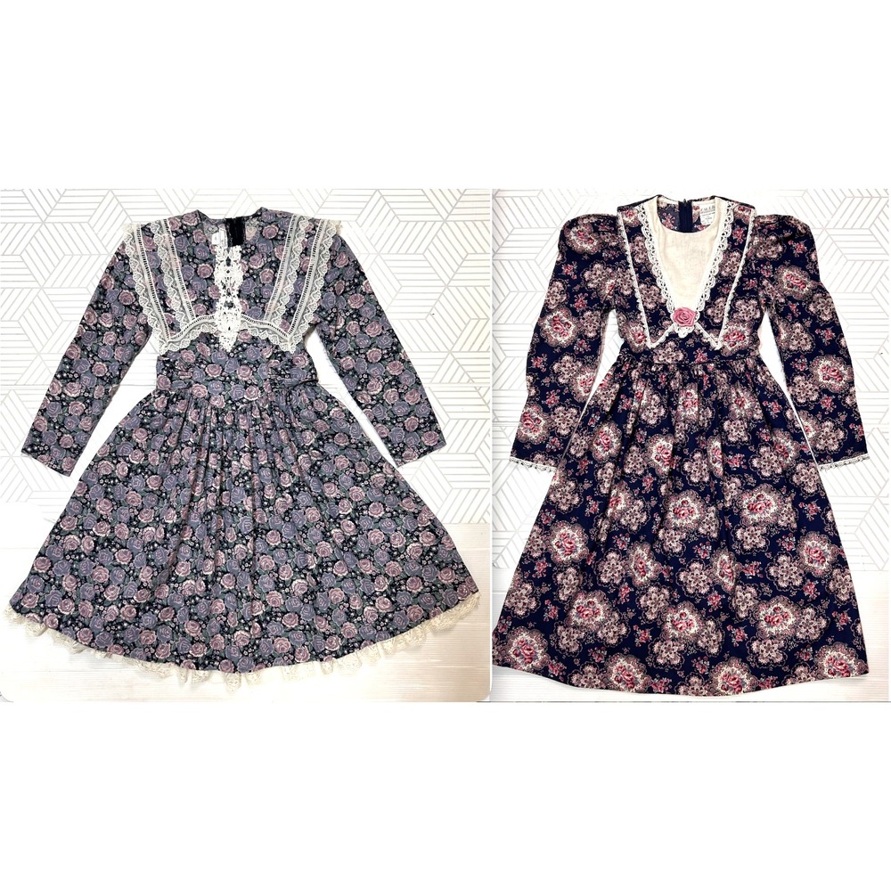Lot Jessica McClintock Gunne Sax Ruth California Dresses Garden Girsl size 10 d